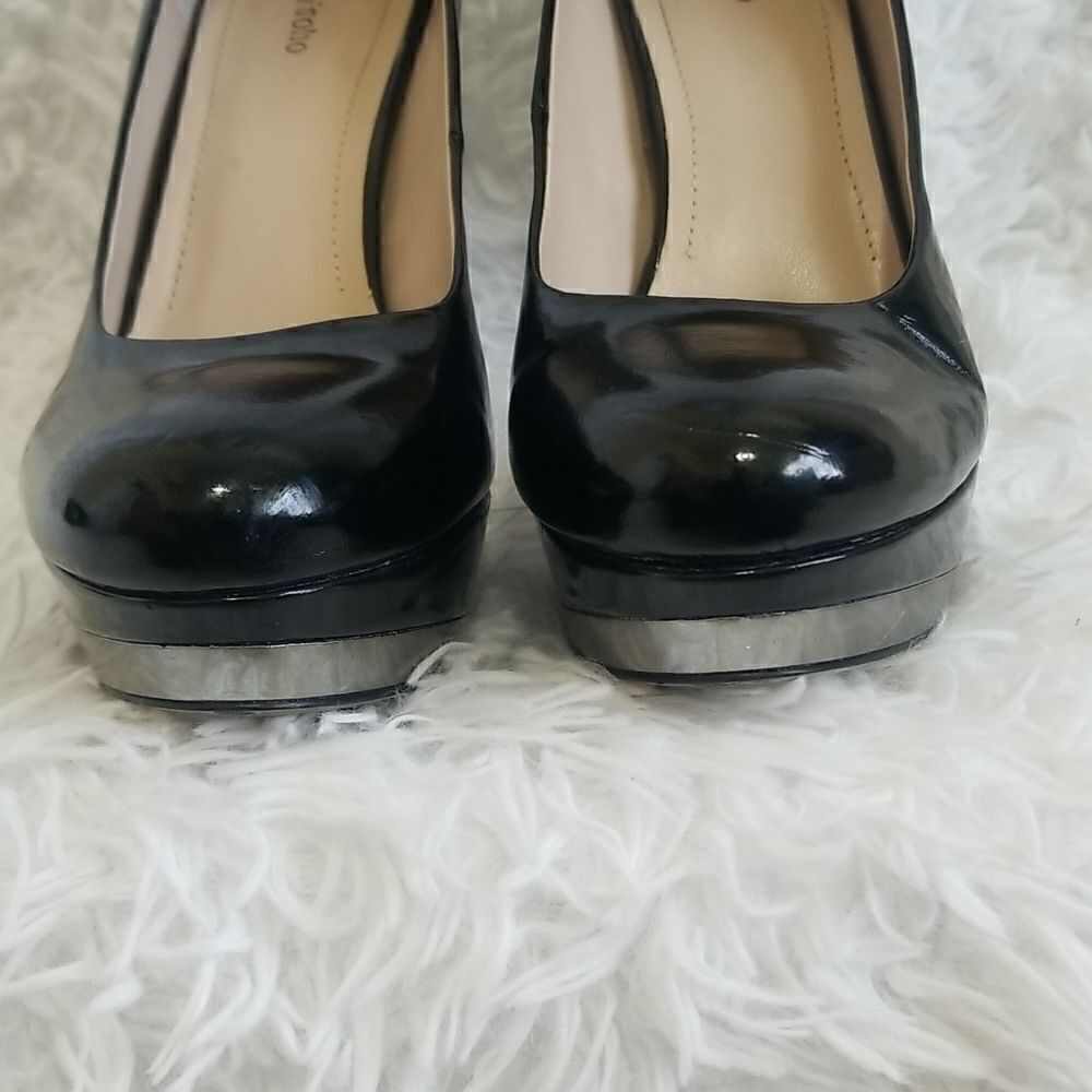 Zigisoho Black Patent Leather Pumps size 8.5 - Picture 9 of 10